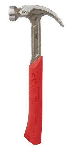Milwaukee
        
        Hammer - Milwaukee 20 oz Curved Claw Smooth Face Hammer, 48-22-9080