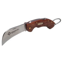 Emerson Electric Canada
        
        Pocket Knife - Greenlee Hawkbill Pocket Knife with Wood Handle, 0652-28