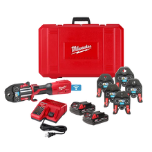 Milwaukee
        
        Press Tool Kit - Milwaukee M18™ FORCE LOGIC™ Press Tool Kit w/ ONE-KEY™ with 1/4"-7/8" Streamline™ ACR Jaws, 2922-22M