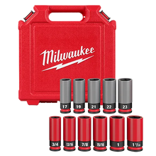 Milwaukee
        
        Lug Nut Socket Set - Milwaukee SHOCKWAVE Impact Duty™ 1/2 Drive SAE & Metric 11PC Lug Nut Wheel Socket Set, 49-66-7833