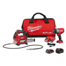 Milwaukee
        
        Combo Kit - Milwaukee M18 FUEL™ 1/2" HTIW w/ Friction Ring & Grease Gun Combo Kit, 2967-22GG