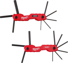 Milwaukee
        
        Hex Key Set - Milwaukee 2PC 17-Key Folding Hex Key Sets - SAE/Metric, 48-22-2183