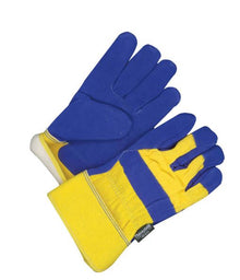 Bob Dale
        
        Welding Gloves - Bob Dale Gloves Lined Split Cowhide Fitter w/ Safety Cuff, 30-9-473TFL