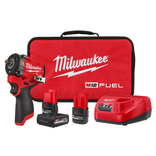 Milwaukee
        
        Impact Wrench Kit - Milwaukee M12 FUEL™ Stubby 3/8" Impact Wrench Kit, 2562-22