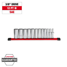 Milwaukee
        
        Socket Set - Milwaukee 12pc 3/8” Drive 12-Point Deep Well SAE or Metric Socket Set, 48-22-9421 / 48-22-9521