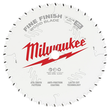 Milwaukee
        
        Blades - Milwaukee Ultra Fine Finish 7-1/4" Circular Saw Blades - 10PK, 48-41-0730