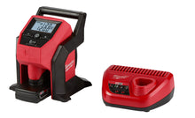 Milwaukee
        
        Compact Inflator Kit - Milwaukee M12 12 Volt Lithium-Ion Cordless Compact Inflator Kit, 2475-21XC