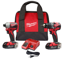 Milwaukee
        
        Combo Kit - Milwaukee M18 Compact Brushless 2-Tool Combo Kit, Drill Driver/Impact Driver, 2900-22CT