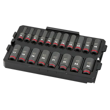 Milwaukee PACKOUT™
        
        Socket Set - Milwaukee SHOCKWAVE Impact Duty™ Socket 3/8” Dr 19PC MM TRAY Set, 49-66-6816