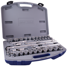 Gray Tools
        
        Socket Set - Gray Tools 38-Piece 12 Point Metric & Imperial 1/2" Drive Set, 35038DH🍁