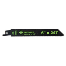 Emerson Electric Canada
        
        Saw Blade - Greenlee 6" x 24T Reciprocating Saw Blade (Pack of 5), 353-624