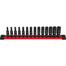 Milwaukee
        
        Socket Set - Milwaukee 14PC SHOCKWAVE Impact Duty™ Metric Deep 6 Point Socket Set, 49-66-7003
