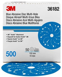 3M Canada
        
        Abrasive Disc - 3M Hookit™ Blue Abrasive Disc, 321U, 500 Grit, 36182, 6", 7100091099, 36182