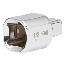 Milwaukee
        
        Socket Adapters - Milwaukee 1/2" Drive x 1/2"F X 3/8"M Adapter, 42-04-9113