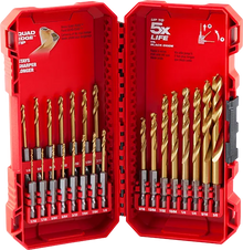 Milwaukee PACKOUT™
        
        Drill Bit Set - Milwaukee SHOCKWAVE Impact Duty™ RED HELIX™ Titanium Drill Bit Set - 23PC, 48-89-4631