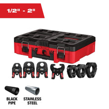 Milwaukee
        
        Press Jaws - Milwaukee 1/2"- 2" IPS-P Jaw and Pivoting Ring Kit for M18™ FORCE LOGIC™ Press Tools, 49-16-2683