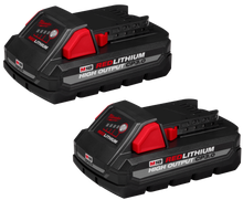 Milwaukee
        
        Battery Pack - Milwaukee M18™ REDLITHIUM™ HIGH OUTPUT™ CP3.0 Battery (2 Pack), 48-11-1837