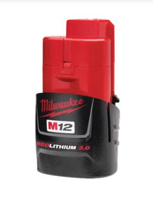 Milwaukee
        
        Battery Pack - Milwaukee M12™ REDLITHIUM™ 3.0 Compact Battery Pack, 48-11-2430