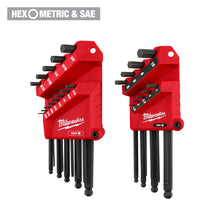 Milwaukee
        
        Hex Key Set - Milwaukee 22-Key Ball End L-Style Set - SAE/Metric, 48-22-2187