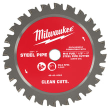 Milwaukee
        
        Blade - Milwaukee 1/2” – 1” Steel Pipe Cutting Blade, 48-40-4062