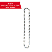 Milwaukee Outdoor
        
        Chainsaw Chain - Milwaukee 14" Top Handle Chainsaw Chain, 49-16-2744