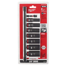 Milwaukee
        
        Socket Set - Milwaukee 8PC SHOCKWAVE Impact Duty™ 3/8" Drive Metric Deep 6 Point Socket Set, 49-66-7021