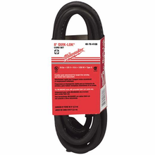 Milwaukee Outdoor
        
        Cord - 8' QUIK-LOK® w/Twist Style Plug Cord, 48-76-4108