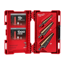 Milwaukee
        
        Step Bit Kit - Milwaukee® Cobalt Step Bit Kit (3PC), 48-89-9291