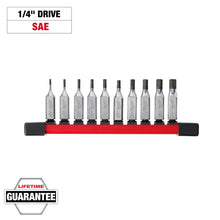 Milwaukee
        
        Socket Set - Milwaukee 10pc 1/4" Drive Hex Bit Socket Set - SAE, 48-22-9540