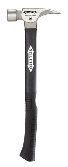 Milwaukee
        
        Hammer - Milwaukee 16 oz Titanium Smooth Face Hammer with 18 in. Hybrid Fiberglass Handle, TI16SC-F