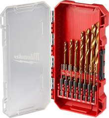 Milwaukee PACKOUT™
        
        Drill Bits - Milwaukee SHOCKWAVE Impact Duty™ RED HELIX™ Titanium Drill Bit Set - 15PC, 48-89-4670
