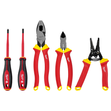 Milwaukee
        
        Tool Set - Milwaukee 5 PC 1000V Insulated Hand Tool Set, 48-22-2215