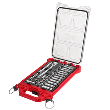 Milwaukee PACKOUT™
        
        Ratchet & Socket Set - Milwaukee 32pc 3/8" Metric Ratchet and Socket Set with PACKOUT™ Low-Profile Compact Organizer, 48-22-9482