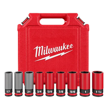 Milwaukee
        
        Socket Set - Milwaukee SHOCKWAVE Impact Duty™ 1/2 Drive SAE & Metric 9PC Lug Nut Wheel Socket Set, 49-66-7832