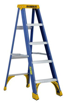 Featherlite
        
        Ladder - Featherlite Series 6300 5′ Heavy Duty Fiberglass Step Ladder, 6305