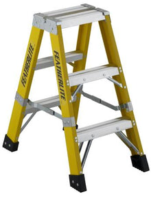 Featherlite
        
        Ladder - Featherlite Series 6600 3′ Extra Heavy Duty Fiberglass Step Ladder, 6603