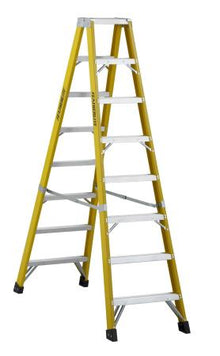 Featherlite
        
        Ladder - Featherlite Series 6600 8′ Extra Heavy Duty Fiberglass Step Ladder, 6608
