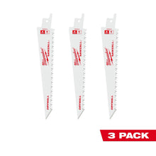 Milwaukee
        
        Blades - Milwaukee 6” 8TPI Drywall SAWZALL™ Blades (3 pk), 48-00-5053