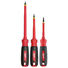Milwaukee
        
        Screwdrivers - Milwaukee 3-Piece 1000V Insulated Screwdriver Set w/ Square Drive, 48-22-2203