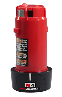 Milwaukee
        
        Battery Pack - Milwaukee M4™ 2.0Ah Battery Pack, 48-11-2001