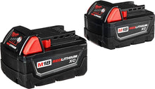 Milwaukee
        
        Battery Pack - Milwaukee M18™ REDLITHIUM™ XC3.0 Battery (2 Pack), 48-11-1822