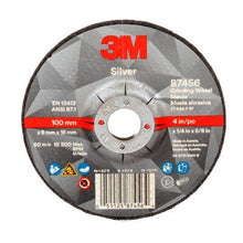 3M Canada
        
        Grinding Wheel - 3M Silver Depressed Center 87456, T27, black, 4 in x 1/4 in x 5/8"-11 (10.16 cm x 6.35 mm) AB87456