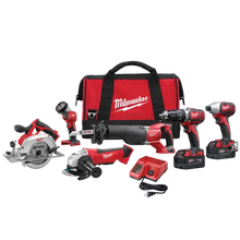 Milwaukee
        
        Combo Kit - Milwaukee M18™ Cordless 6-Tool Combo Kit, 2696-26