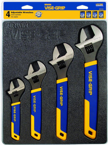 Stanley Black & Decker
        
        Wrench Set - Irwin VISE-GRIP Adjustable Wrench Set, SAE/MM, 4-Piece, 2078706