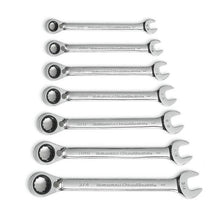 Apex Tool Canada Ltd
        
        Ratchet Set - Gearwrench 7 Piece 72-Tooth 12 Point Reversible Ratcheting Combination SAE Wrench Set with Tool Roll, 9567RN