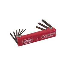 Gray Tools
        
        Hex Key Set - Gray Tools Imperial 9-Piece Ball End Hex Key Set 69959
