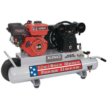 King Canada
        
        Air Compressor - King Canada Industrial 10 Gallon 6.5 HP Gas Wheelbarrow Air Compressor KC-6510G2