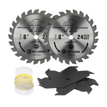 King Canada
        
        Dado Blade Set - King Canada 8" Dado Blade Set KSC-8000