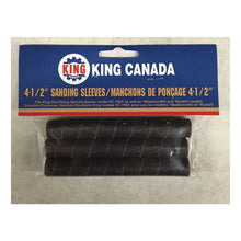King Canada
        
        Abrasive Sleeve - King Canada 3 PC. 4-1/2" X 1/2" - Wood Sanding Sleeve Kit SL-412-K