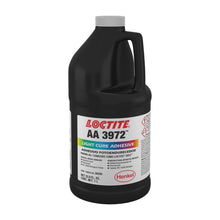 Henkel
        
        Adhesive - Loctite® AA 3972 1-Part Light Cure Adhesive, 1L Bottle, Light Yellow/Transparent, 36295, 423299